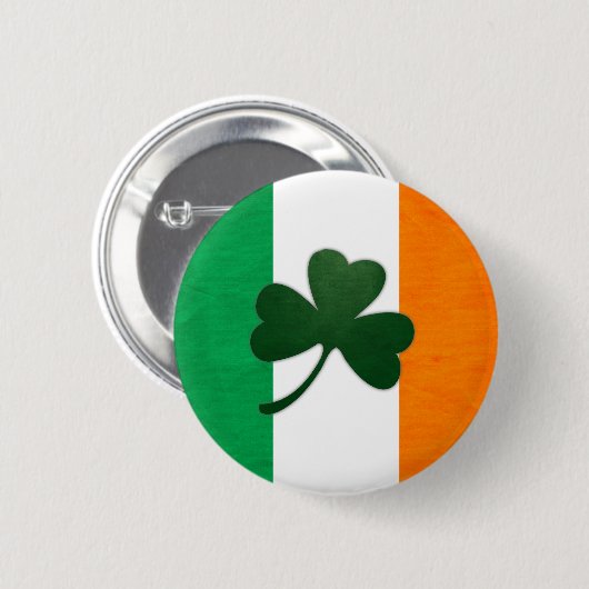 Ireland Shamrock Button (Voorkant /achterkant)