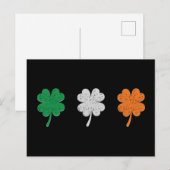 Ireland Shamrock Clover Flag Briefkaart (Voorkant / Achterkant)