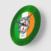 Ireland Shamrock Flag - Doyle Ronde Klok (Hoek)