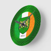 Ireland Shamrock Flag - O'Reilly Ronde Klok (Hoek)