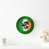Ireland Shamrock Flag - O'Sullivan Ronde Klok (Huis)