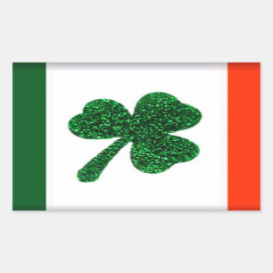 Ireland Shamrock Flag Sticker