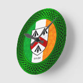 Ireland Shamrock Flag - Walsh Ronde Klok (Hoek)