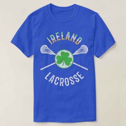 Ireland Shamrock Irish Lacrosse T-shirt (Design voorkant)