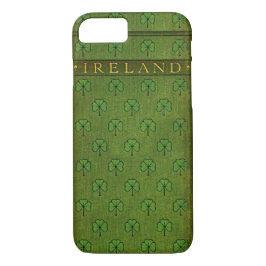 Ireland Shamrock Old Book Hoesje