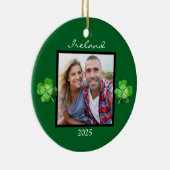 Ireland Shamrock Photo Ornament (Rechts)