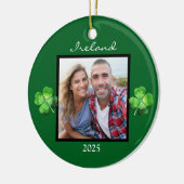 Ireland Shamrock Photo Ornament (Links)