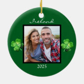 Ireland Shamrock Photo Ornament (Achterkant)