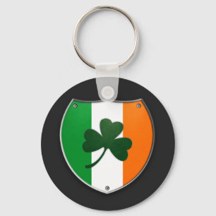 Ireland Shamrock Shield Sleutelhanger