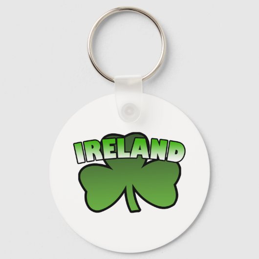Ireland Shamrock Sleutelhanger (Voorkant)