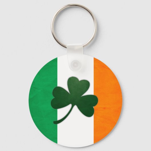 Ireland Shamrock Sleutelhanger (Voorkant)