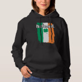 Ireland shamrock St Patrick's Day Hoodie (Voorkant)