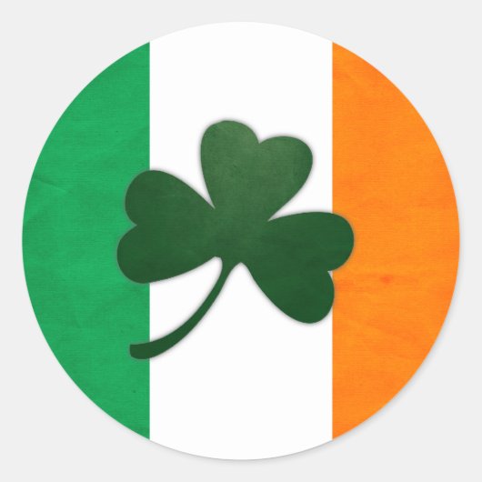 Ireland Shamrock Sticker (Voorkant)