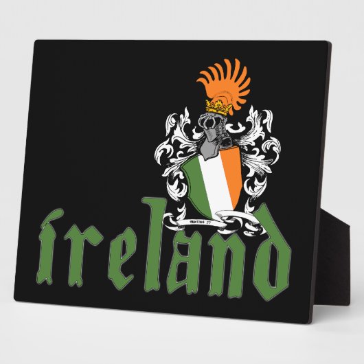 Ireland Shield Plaques Fotoplaat (Zijkant)