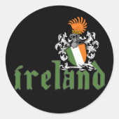 Ireland Shield Sticker (Voorkant)