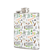 Ireland Sketch Doodle Pattern Heupfles (Links)