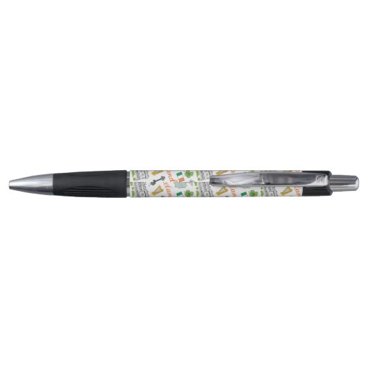 Ireland Sketch Doodle Pattern Pen (Achterkant)