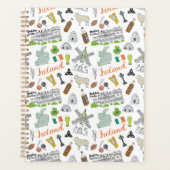 Ireland Sketch Doodle Pattern Planner (Voorkant)