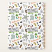 Ireland Sketch Doodle Pattern Planner (Achterkant)