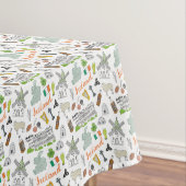 Ireland Sketch Doodle Pattern Tafelkleed (Voorbeeld)