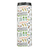 Ireland Sketch Doodle Pattern Thermosbeker (Achterkant)
