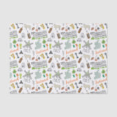 Ireland Sketch Doodle Pattern Tissuepapier (Voorkant)