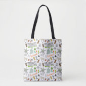 Ireland Sketch Doodle Pattern Tote Bag (Voorkant)