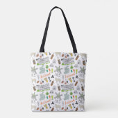 Ireland Sketch Doodle Pattern Tote Bag (Achterkant)