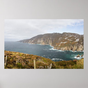 Ireland Slieve League Cliffs Photo Poster
