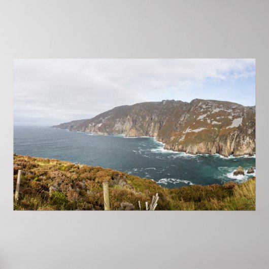 Ireland Slieve League Cliffs Photo Poster (Voorkant)