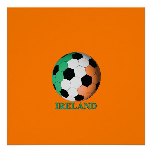 Ireland soccer perfect poster (Voorkant)