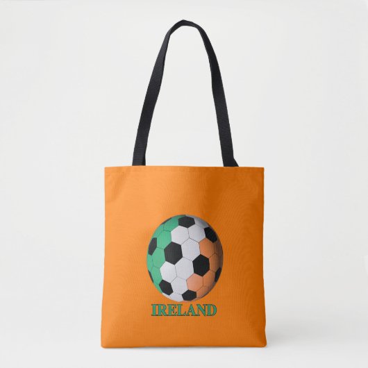 Ireland Soccer Tote Bag (Voorkant)