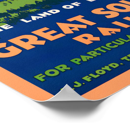 Ireland Southern Railways vintage Poster (Hoek)