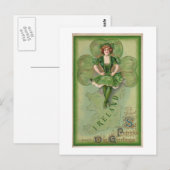 Ireland St Patrick's Day Groeten -  Briefkaart (Voorkant / Achterkant)