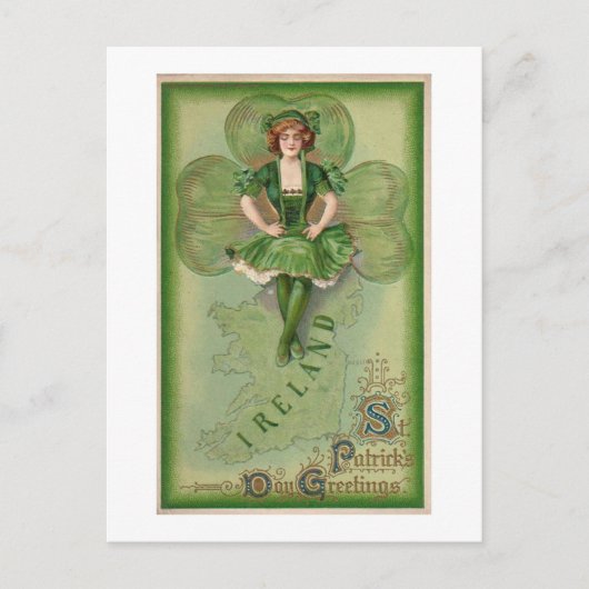 Ireland St Patrick's Day Groeten -  Briefkaart (Voorkant)