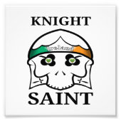 Ireland St Patrick's Day Knight Saint Foto Afdruk (Voorkant)
