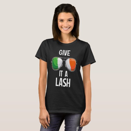 Ireland St Patrick's Day Party Irish Give It A Las T-shirt (Voorkant volledig)