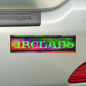 Ireland Sticker, Aufkleber, Regenbogen, bunt Bumpersticker (Op auto)