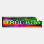 Ireland Sticker, Aufkleber, Regenbogen, bunt Bumpersticker (Voorkant)