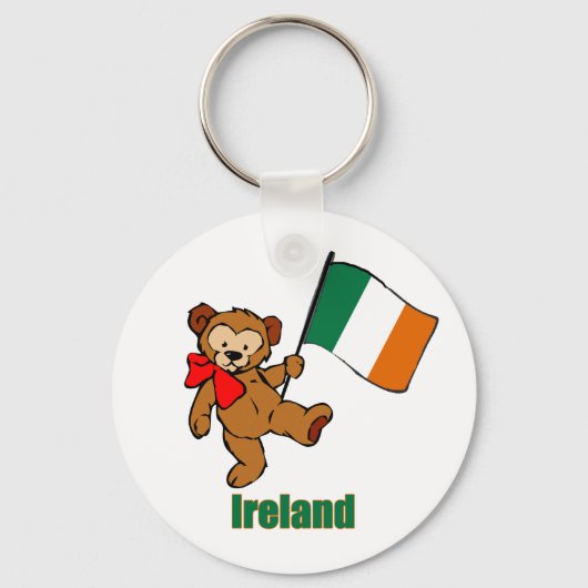 Ireland Teddy Bear Sleutelhanger (Voorkant)