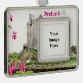 Ireland Travel Kerstversiering  Verzilverd Omlijst Ornament (Rechts)