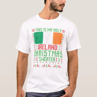 Ireland Ugly Christmas Sweater T-shirt