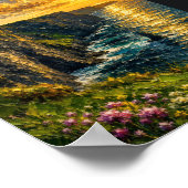 Ireland: Vibrant Sunset Cliffs Moher Art Souvenir Poster (Hoek)