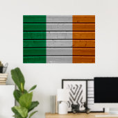 Ireland Woodplank Poster (Thuiskantoor)
