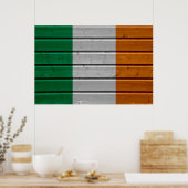 Ireland Woodplank Poster (Keuken)
