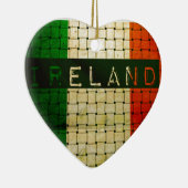 Ireland Woven Flag Keramisch Ornament (Rechts)