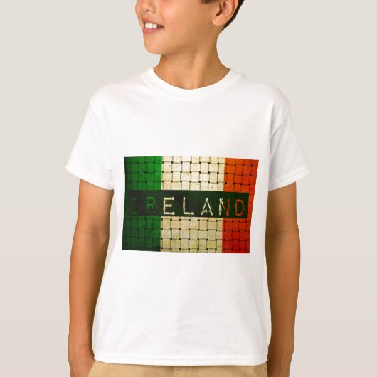 Ireland Woven Flag T-shirt (Voorkant)