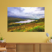 Ireland's "Heavenly Glen": Mystical Dunlewey Lough Canvas Afdruk (Insitu (Woonkamer))