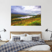 . Ireland's "Heavenly Glen": The Mystical Dunlewey Canvas Afdruk (Insitu (Slaapkamer))