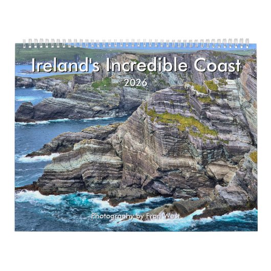 Ireland's Incredible Coast 2026 Calendar Kalender (Hoes)
